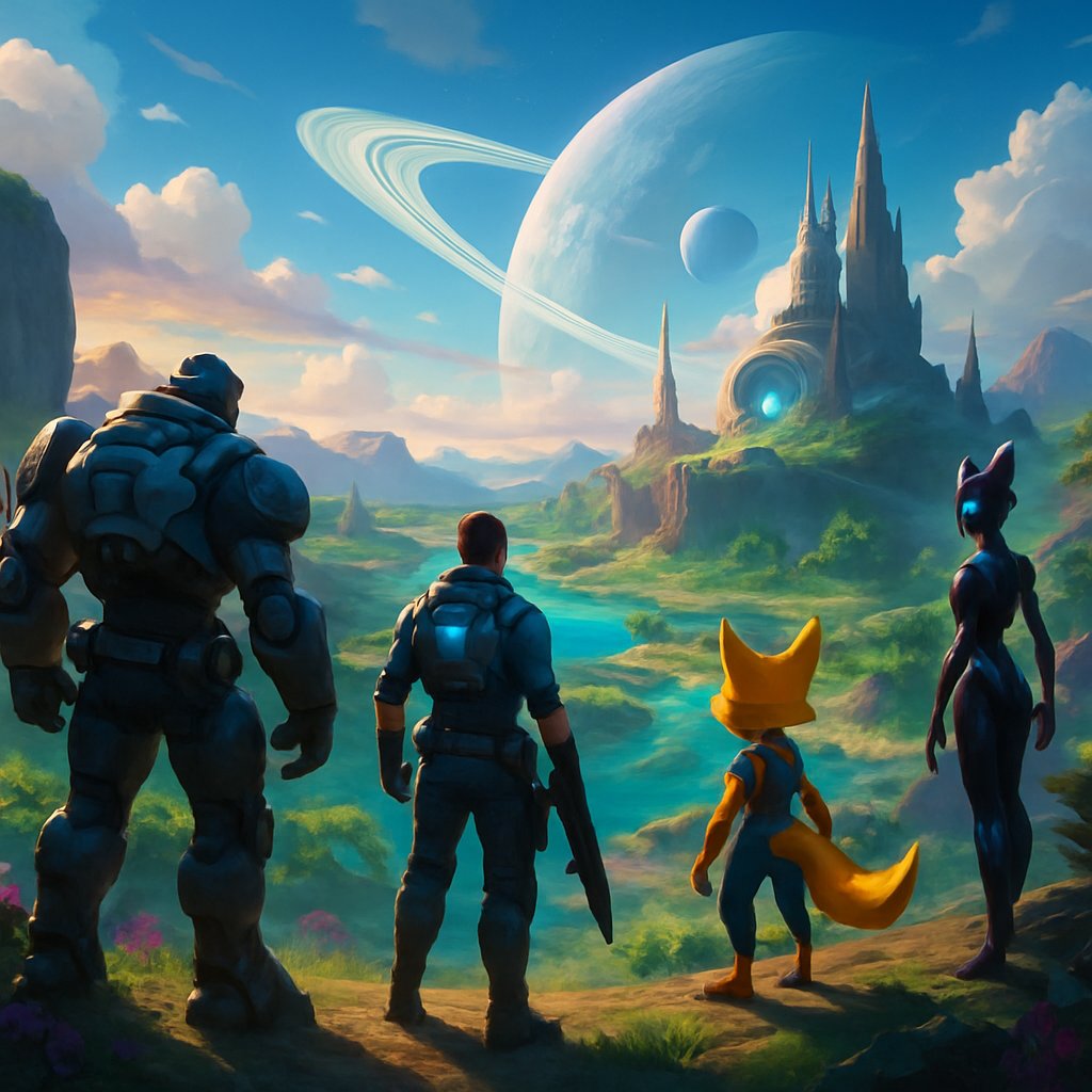Ilustrasi 5 Rekomendasi Game Online 2026 dengan Visual Memukau