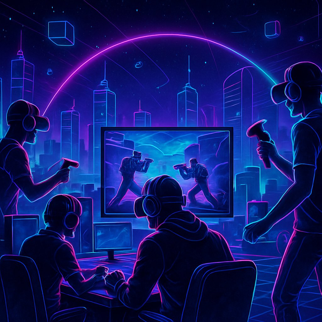 Ilustrasi Eksplorasi Game Online 2026: Grafis Premium yang Futuristik