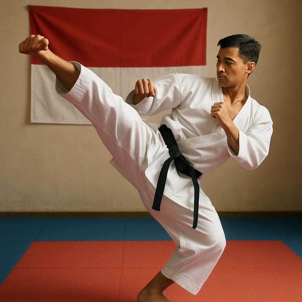 Ilustrasi Karate Indonesia Pasang Target Tinggi di Asian Games dengan